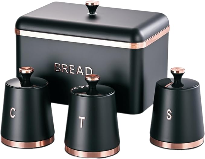 Bread Box set with Canister 4pec