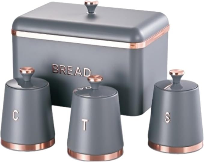 Bread Box set with Canister 4pec