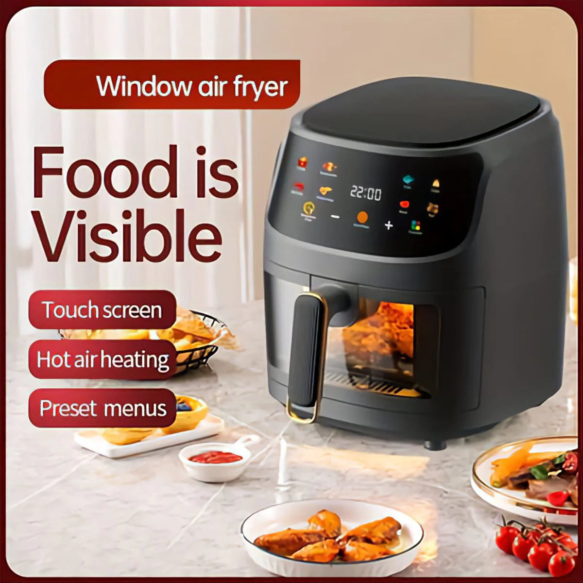 (WGYI) Air Fryer  (8 L)